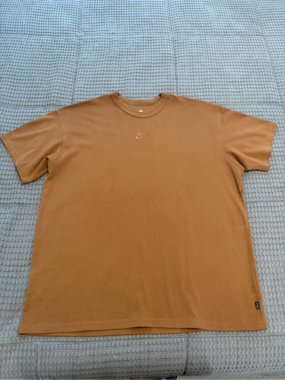 Nike Short-Sleeve Tee in Caramel Brown